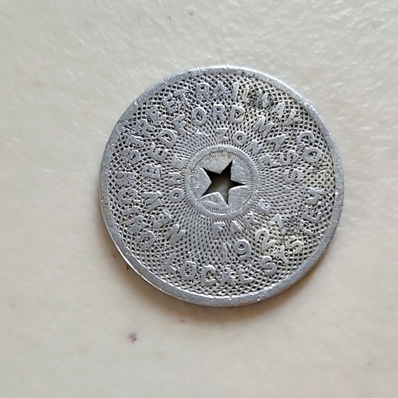 Union St. Railway Co. New a Bedford. MA-1927 One Zone Fare - Picture 3 of 3